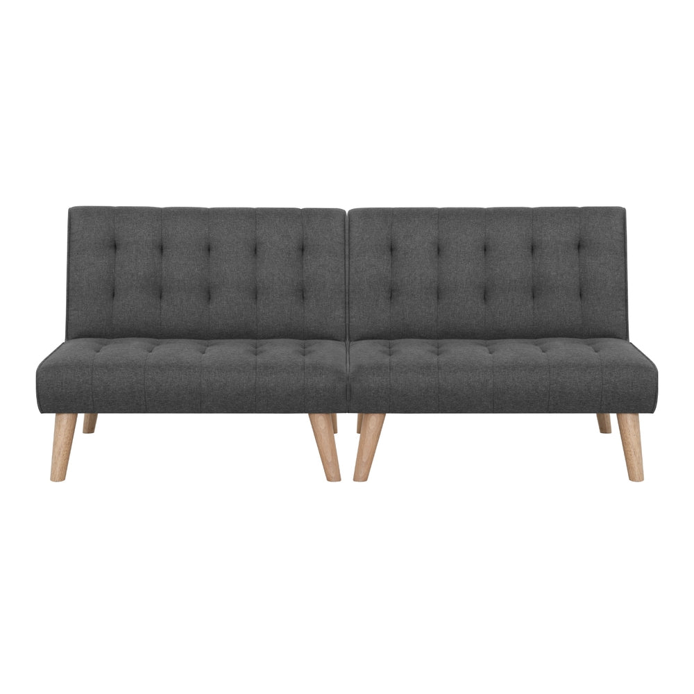 Artiss 2x Sofa Bed Couch Single Seater Fabric Grey Chez Guru