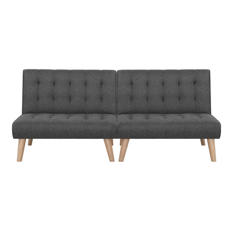 Artiss 2x Sofa Bed Couch Single Seater Fabric Grey Chez Guru