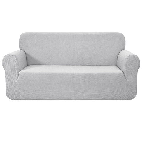 Artiss Sofa Cover Couch Covers 3 Seater High Stretch Grey Chez Guru