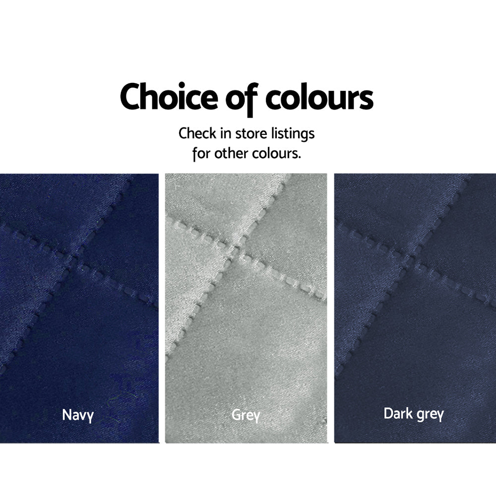 Artiss Sofa Cover Couch Covers 3 Seater Quilted Dark Grey Chez Guru