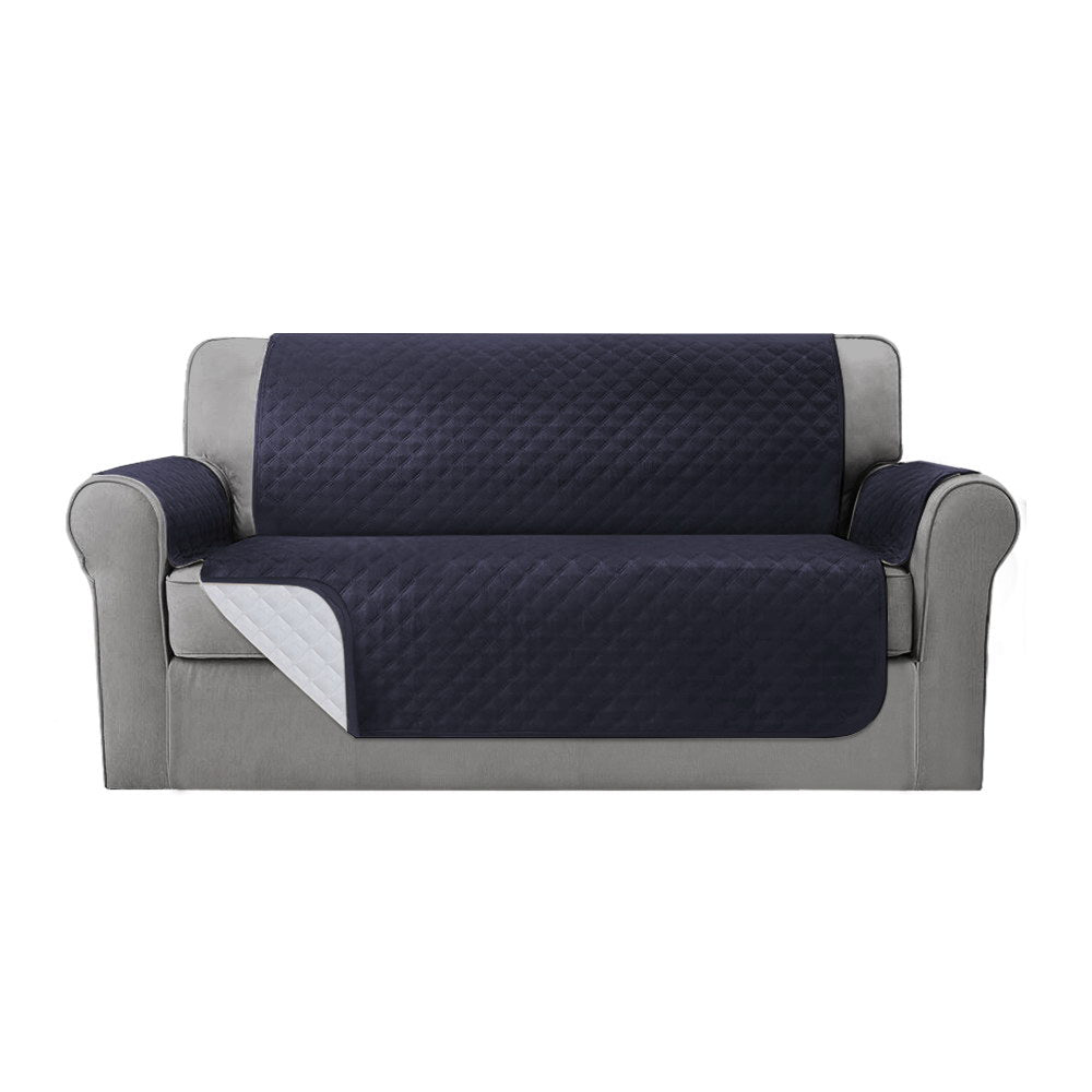 Artiss Sofa Cover Couch Covers 3 Seater 100% Water Resistant Dark Grey Chez Guru