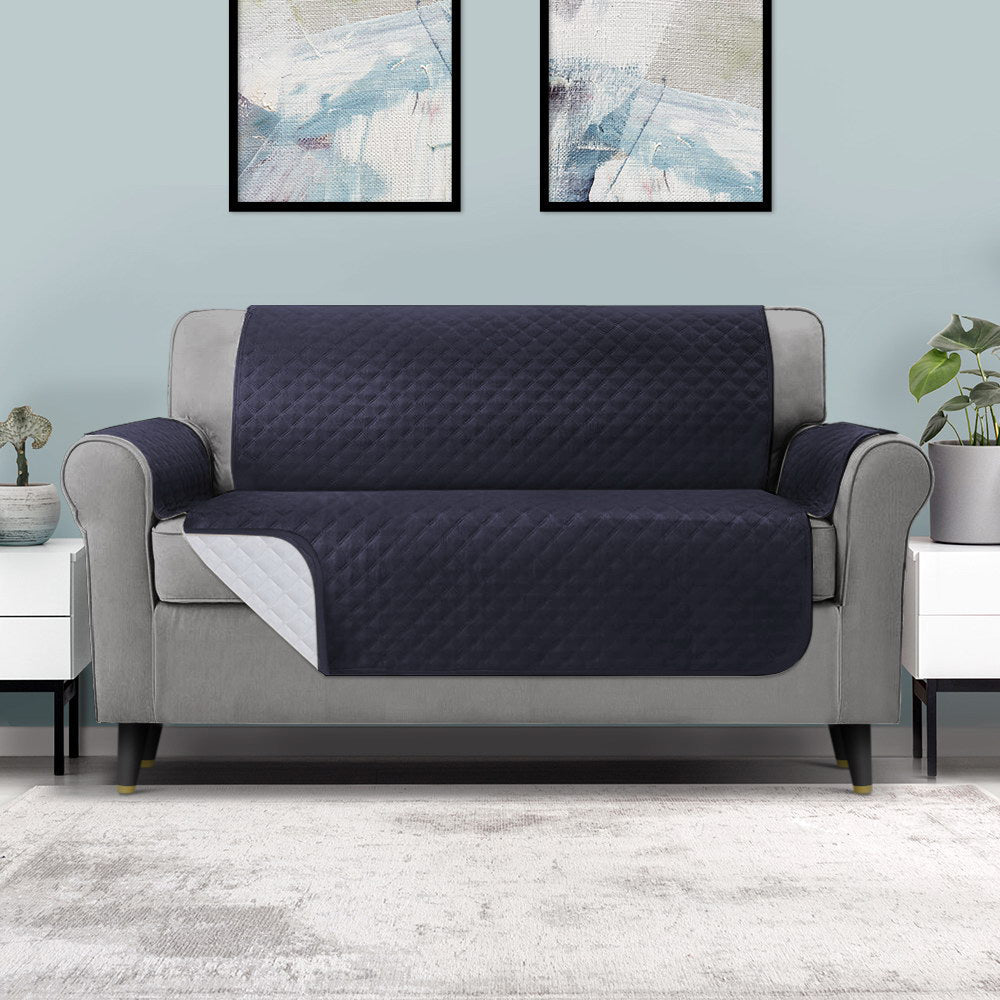 Artiss Sofa Cover Couch Covers 3 Seater 100% Water Resistant Dark Grey Chez Guru