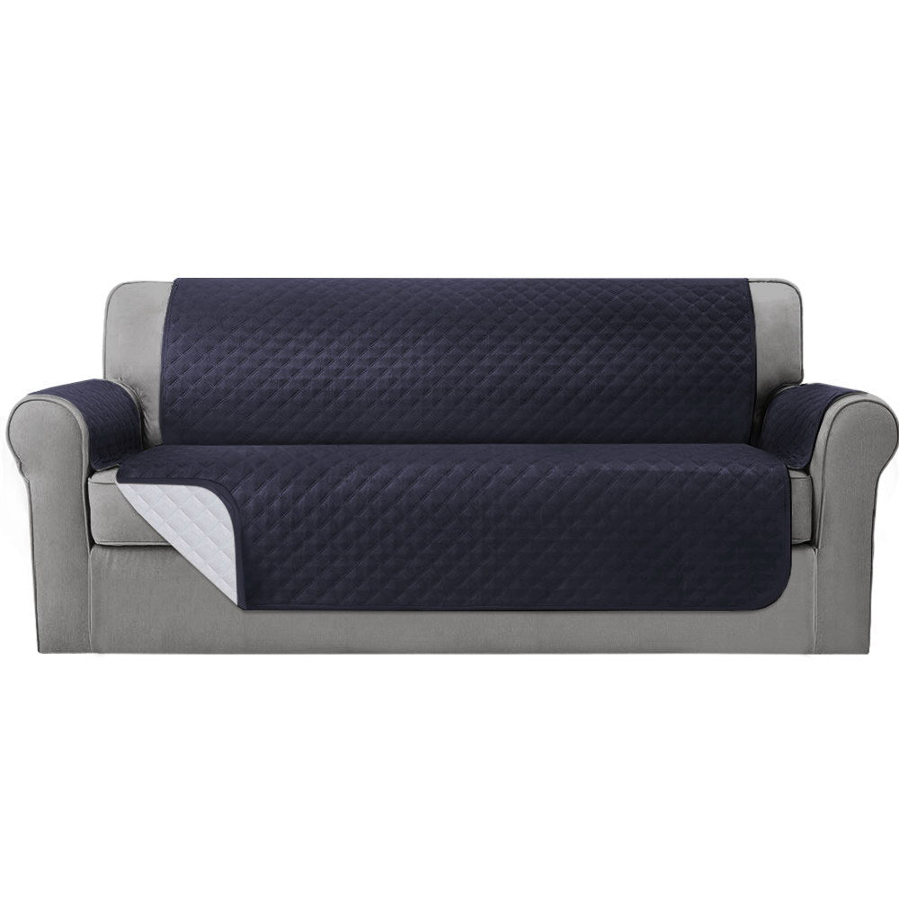Artiss Sofa Cover Couch Covers 4 Seater 100% Water Resistant Dark Grey Chez Guru
