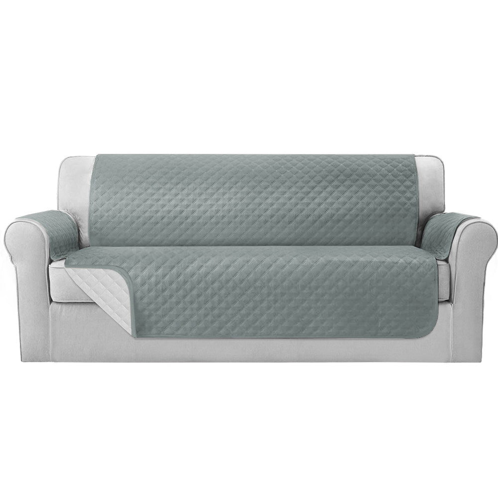 Artiss Sofa Cover Couch Covers 4 Seater 100% Water Resistant Grey Chez Guru
