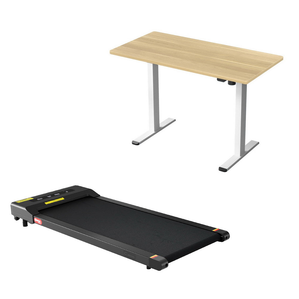 Artiss Electric Treadmill with 120cm Automatic Standing Desk Walking Pad 400mm Chez Guru