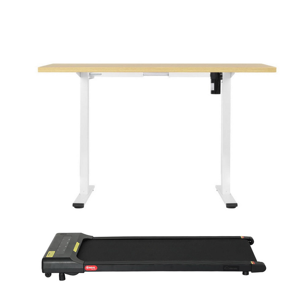 Artiss Electric Treadmill with 120cm Automatic Standing Desk Walking Pad 400mm Chez Guru