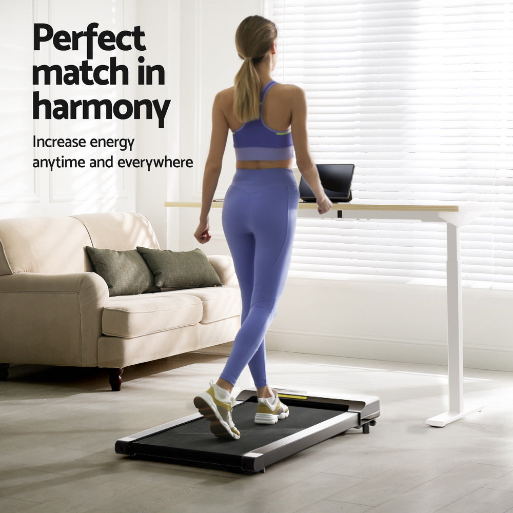 Artiss Electric Treadmill with 120cm Automatic Standing Desk Walking Pad 400mm Chez Guru
