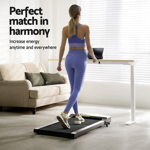 Artiss Electric Treadmill with 120cm Automatic Standing Desk Walking Pad 400mm Chez Guru