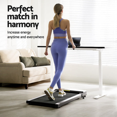 Artiss Treadmill 120cm Automatic Standing Desk with 400mm Electric Walking Pad Chez Guru