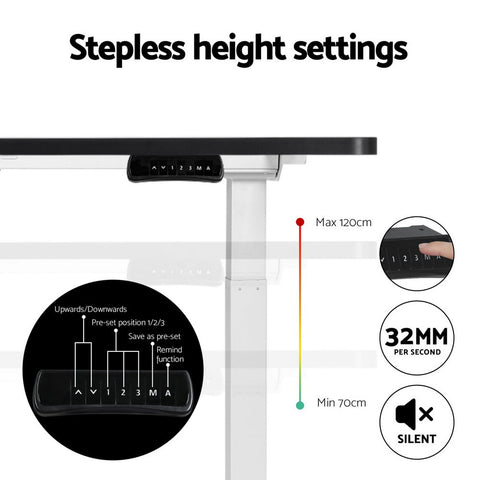 Artiss Treadmill 120cm Automatic Standing Desk with 400mm Electric Walking Pad Chez Guru