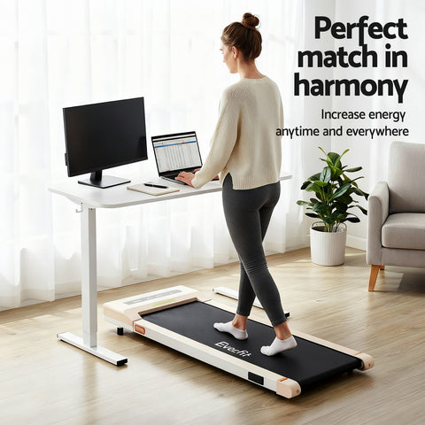 Artiss Electric Treadmill with 140cm Automatic Standing Desk Walking Pad 360mm