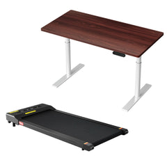 Artiss 400mm Treadmill Electric Walking Pad with 120cm Automatic Standing Desk Chez Guru