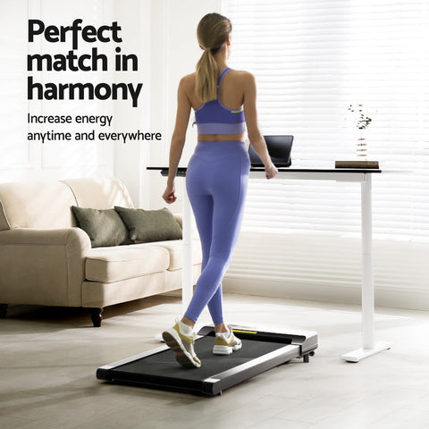 Artiss 400mm Treadmill Electric Walking Pad with 120cm Automatic Standing Desk Chez Guru