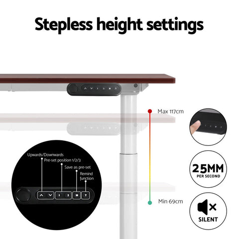 Artiss 400mm Treadmill Electric Walking Pad with 120cm Automatic Standing Desk Chez Guru