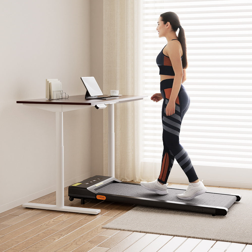 Artiss 400mm Treadmill Electric Walking Pad with 120cm Automatic Standing Desk Chez Guru
