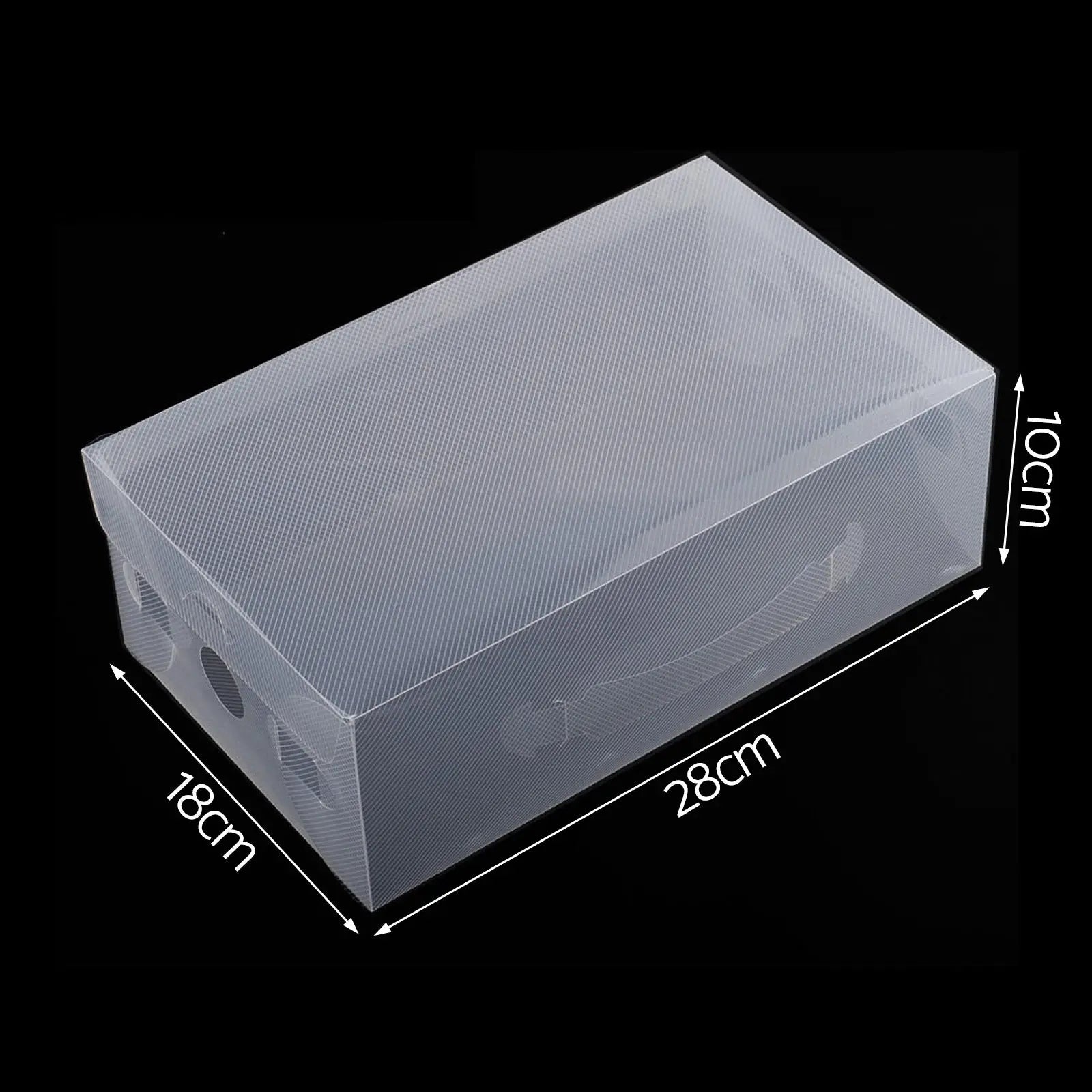 Artiss 20X Shoe Box Storage Clear Case Foldable Stackable Chez Guru