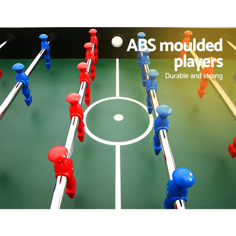 4FT Soccer Table Foosball Football Game Home Family Party Gift Playroom Blue Chez Guru