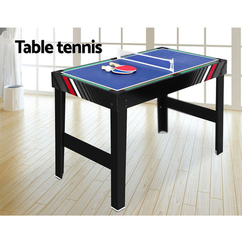 4-in-1 Games Table Soccer Foosball Pool Table Tennis Air Hockey Home Party Gift Chez Guru