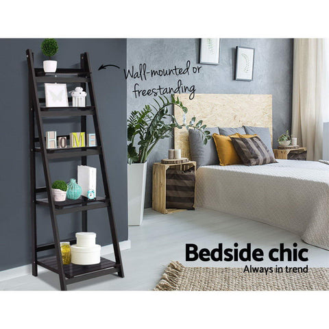Artiss Bookshelf Corner Shelf 5 Tiers - ZANE Coffee Chez Guru