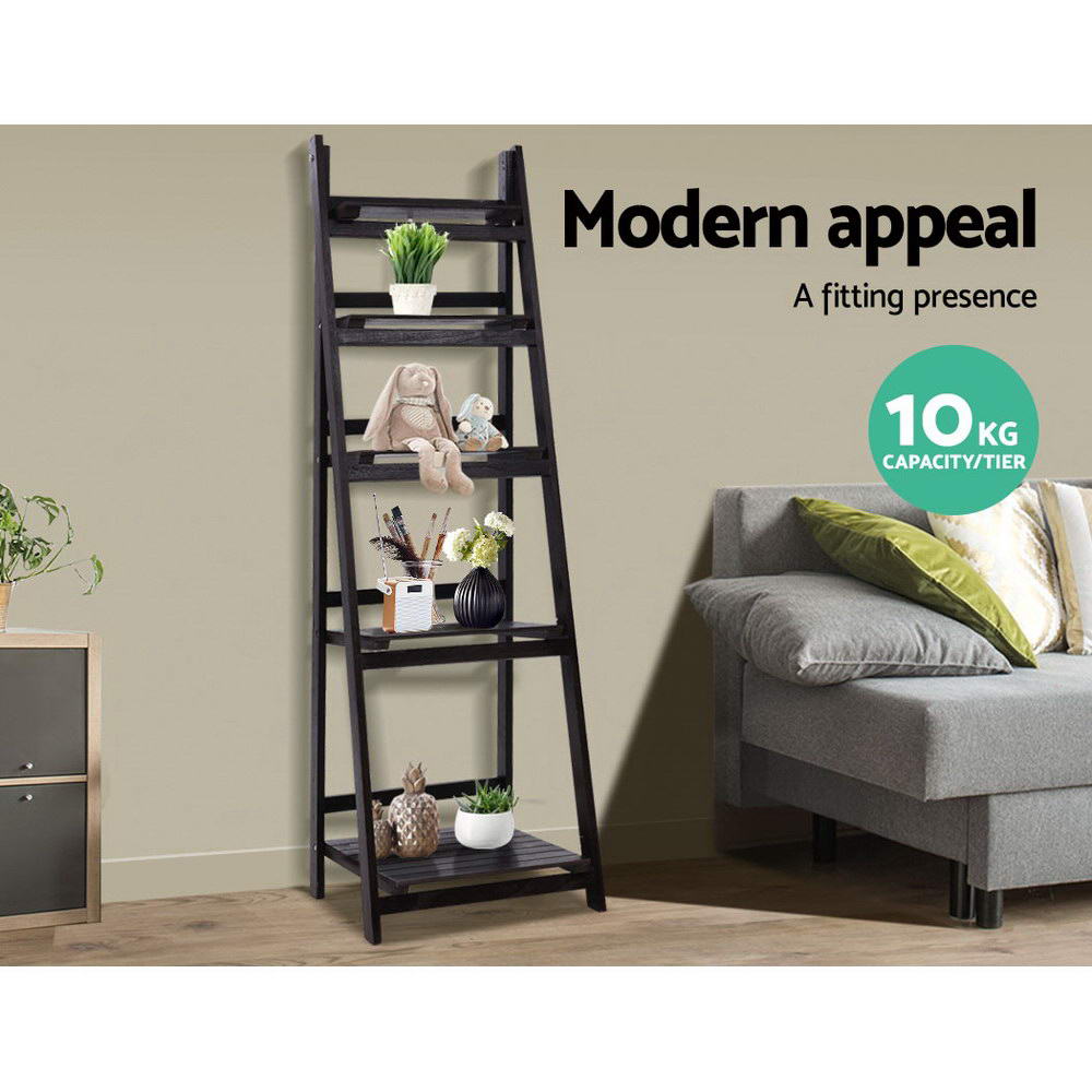 Artiss Bookshelf Corner Shelf 5 Tiers - ZANE Coffee Chez Guru