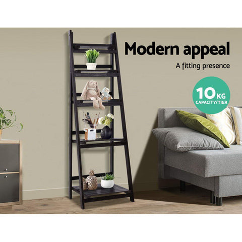 Artiss Bookshelf Corner Shelf 5 Tiers - ZANE Coffee Chez Guru