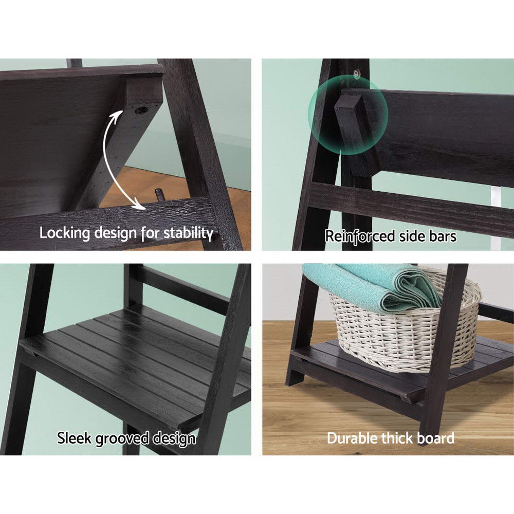 Artiss Bookshelf Corner Shelf 5 Tiers - ZANE Coffee Chez Guru