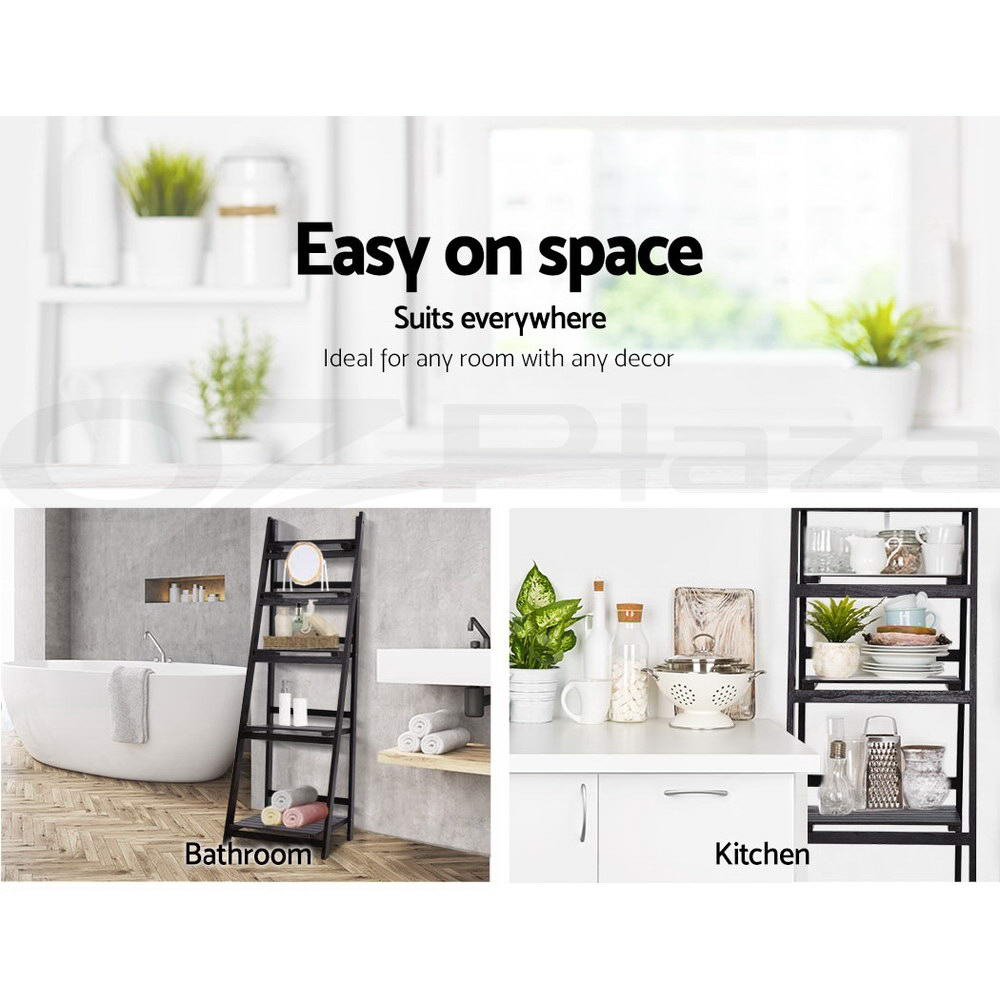 Artiss Bookshelf Corner Shelf 5 Tiers - ZANE Coffee Chez Guru