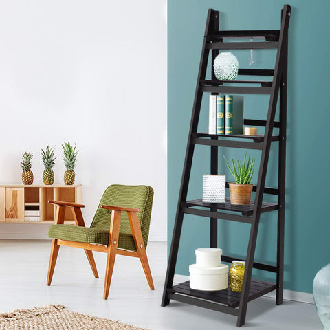 Artiss Bookshelf Corner Shelf 5 Tiers - ZANE Coffee Chez Guru