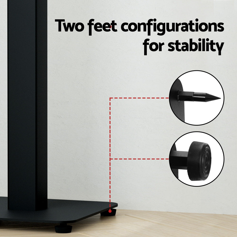 Alpha Speaker Stand 70-117cm Adjustable Height 2pcs Chez Guru