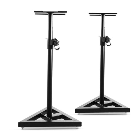 Alpha Speaker Stand 67-120cm Adjustable Height Surround Sound Studio Home 2pcs Chez Guru