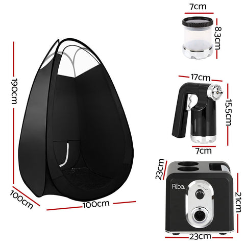 Alba. Spray Tan Machine Tent Sunless Spray Gun HVLP System Professional Chez Guru
