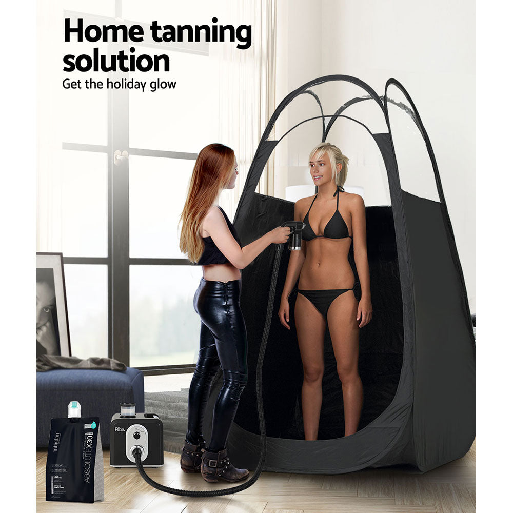 Alba. Spray Tan Machine Tent Sunless Spray Gun HVLP System Professional Chez Guru