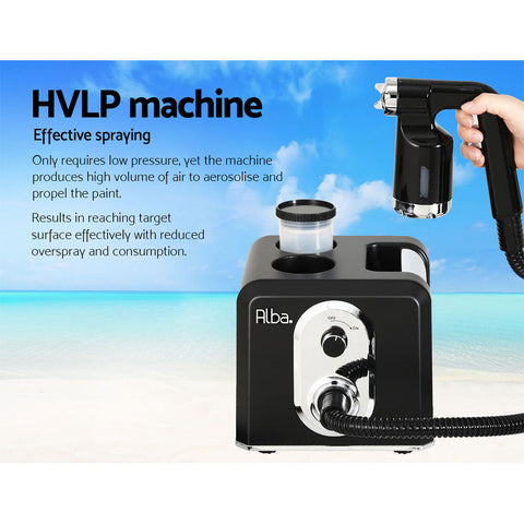 Alba. Spray Tan Machine Tent Sunless Spray Gun HVLP System Professional Chez Guru