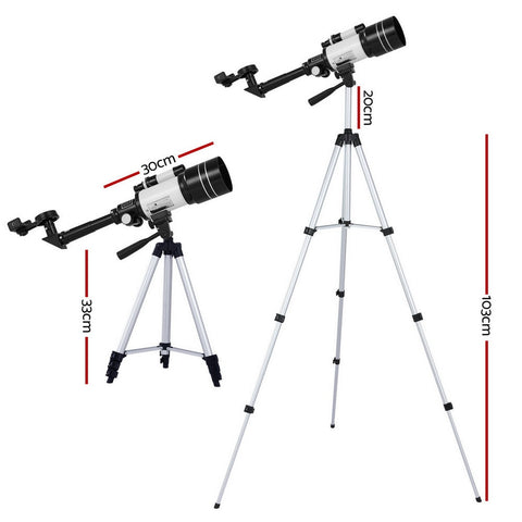 Portable 150X HD Astronomy Telescope with Tripod Optical Outdoor for Kids Adults Chez Guru