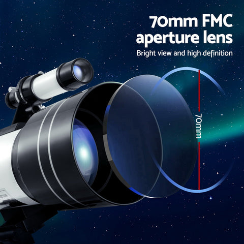 Portable 150X HD Astronomy Telescope with Tripod Optical Outdoor for Kids Adults Chez Guru