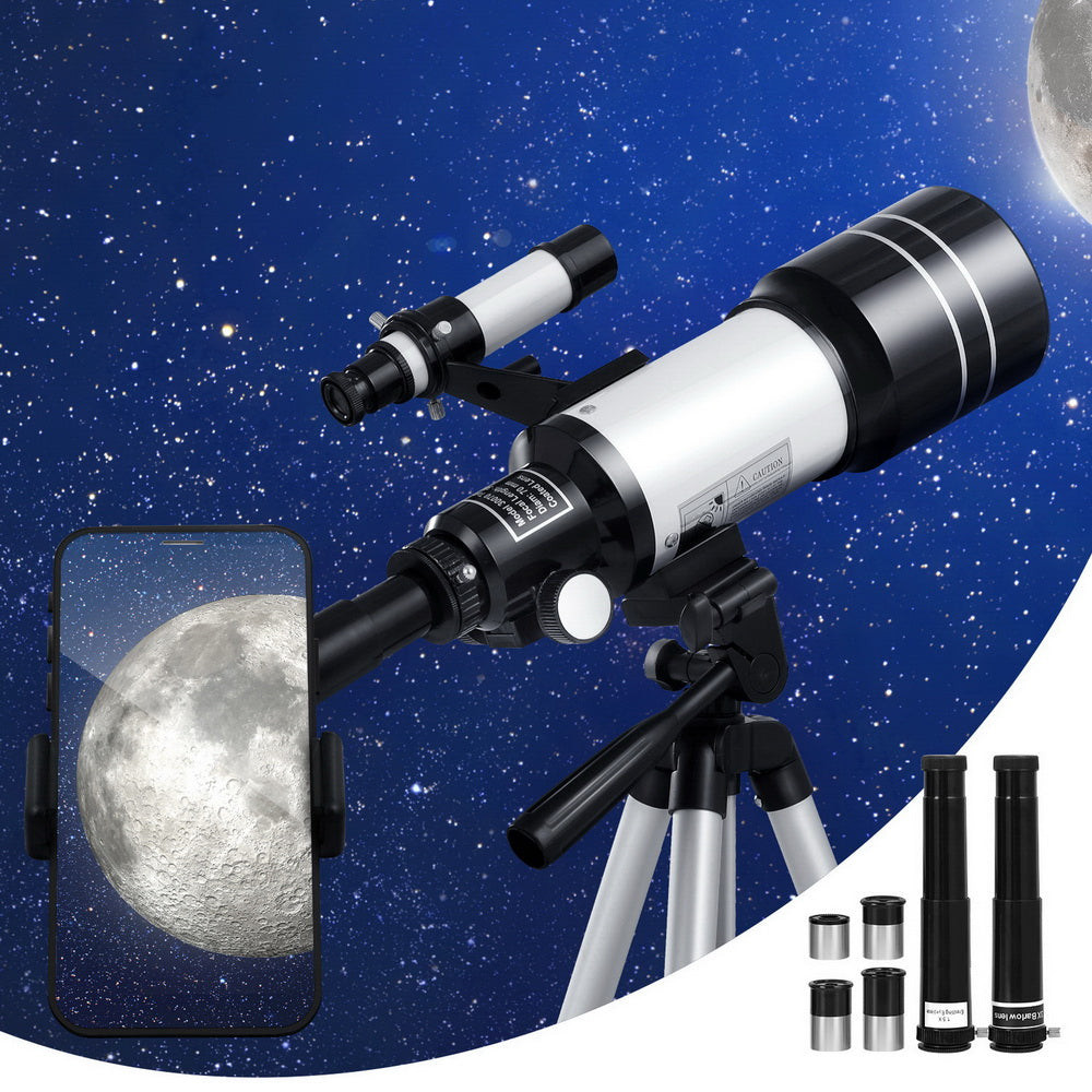 Portable 150X HD Astronomy Telescope with Tripod Optical Outdoor for Kids Adults Chez Guru