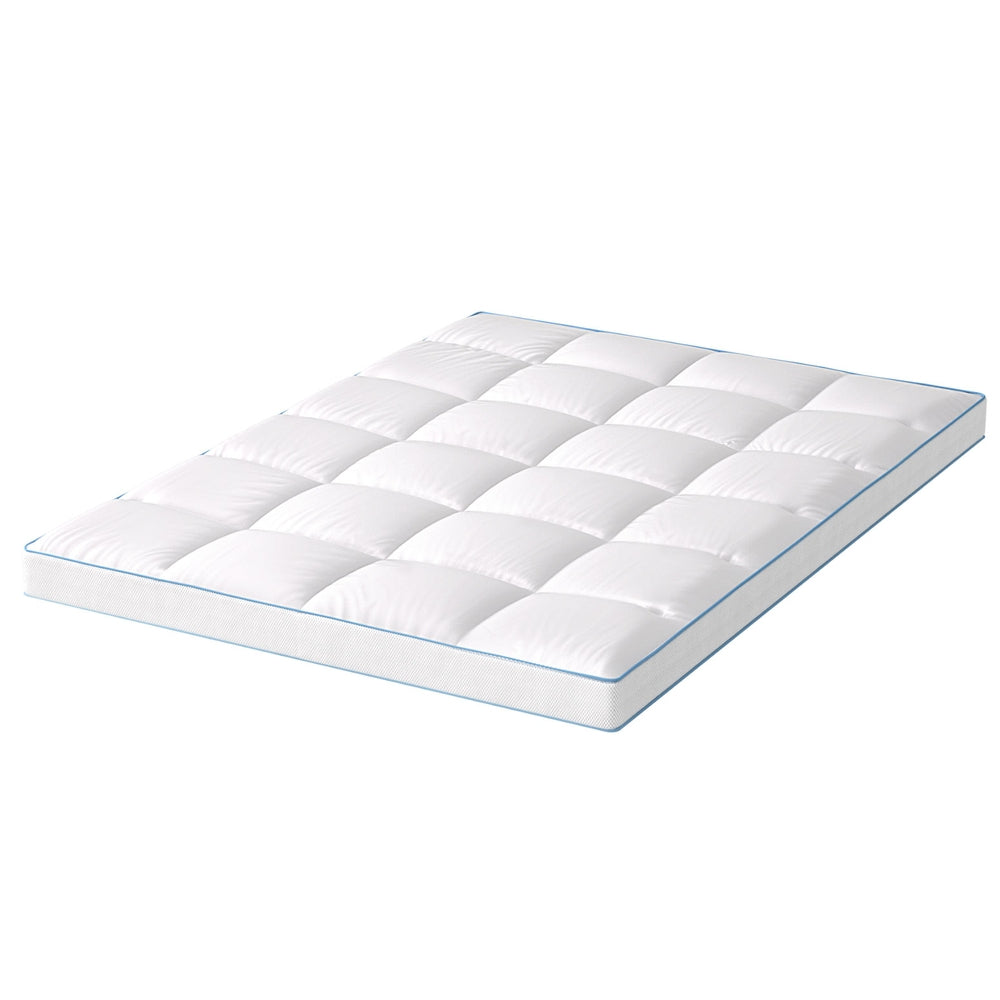 Giselle Bedding Mattress Topper Pillowtop Bamboo 10cm Double Chez Guru