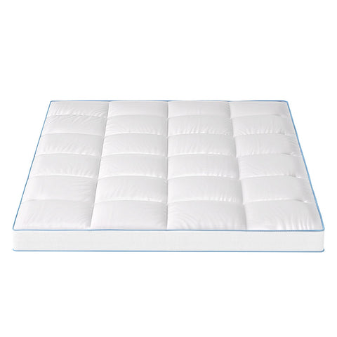 Giselle Bedding Mattress Topper Pillowtop Bamboo 10cm Double Chez Guru