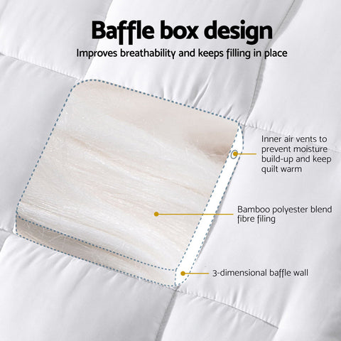 Giselle Bedding Mattress Topper Pillowtop Bamboo Cot Chez Guru