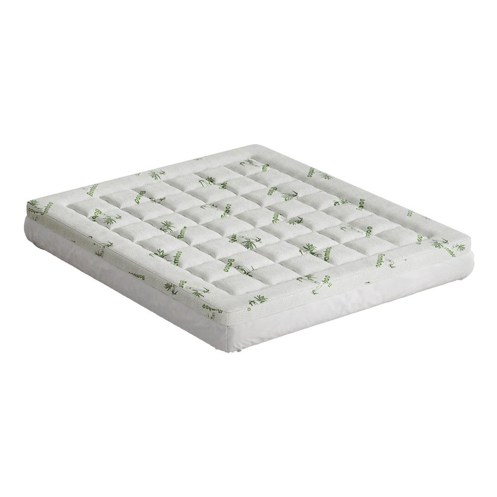 Giselle Bedding Mattress Topper Pillowtop Bamboo 7.5cm King Chez Guru