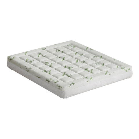 Giselle Bedding Mattress Topper Pillowtop Bamboo 7.5cm King Chez Guru
