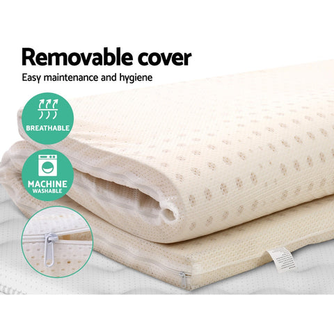 Giselle Bedding Latex Mattress Topper 5cm Double Chez Guru