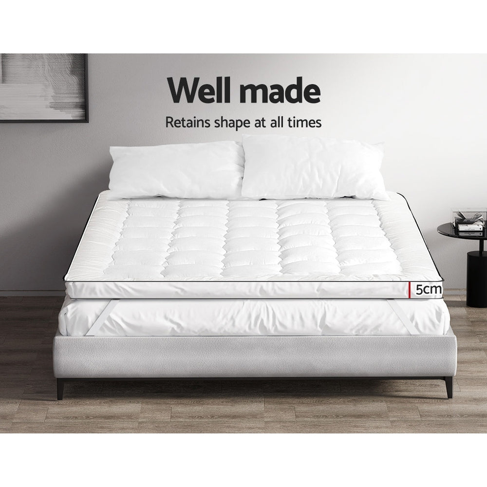 Giselle Bedding Mattress Topper Pillowtop - King Single Chez Guru