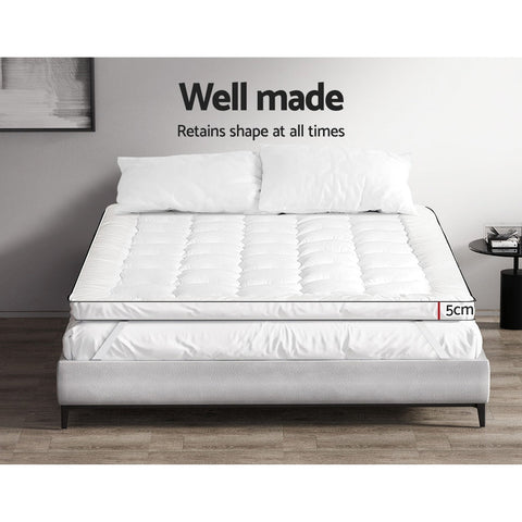 Giselle Bedding Mattress Topper Pillowtop - King Single Chez Guru