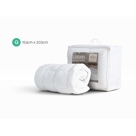 Giselle Bedding Mattress Topper Pillowtop - Queen Chez Guru