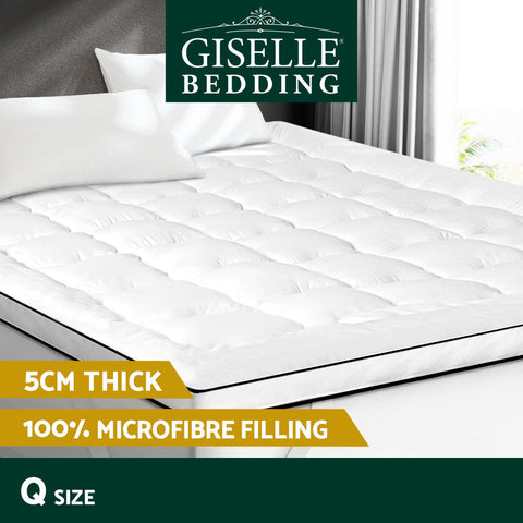 Giselle Bedding Mattress Topper Pillowtop - Queen Chez Guru