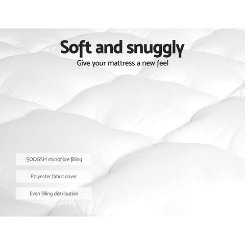 Giselle Bedding Mattress Topper Pillowtop - Queen Chez Guru