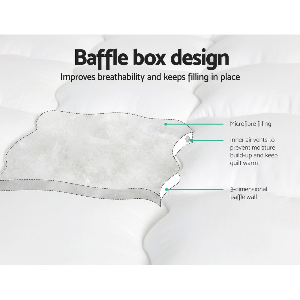 Giselle Bedding Mattress Topper Pillowtop - Queen Chez Guru