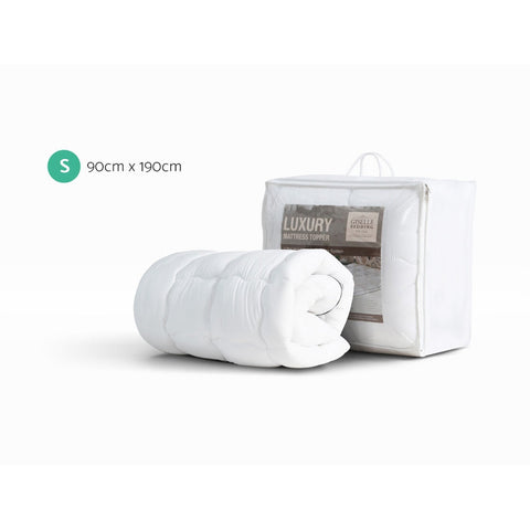 Giselle Bedding Mattress Topper Pillowtop - Single Chez Guru