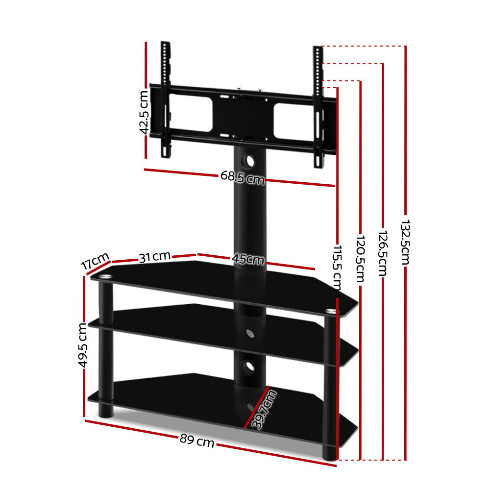 Artiss TV Stand Mount Bracket for 32"-60" LED LCD 3 Tiers Storage Floor Shelf Chez Guru